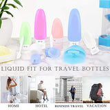 Travel Bottles , Wedama Leakproof Silicone Travel Containers with 5 Pcs TSA Approved Squeezable 3/1.25oz Travel Bottles & Accessories for Cosmetic Shampoo Conditioner Lotion Soap Liquids Toiletries