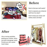 YAMIU Packing Cubes 7-Pcs Travel Organizer Accessories with Shoe Bag & 2 Toiletry Bags(Pink)