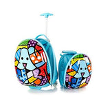 Heys Britto For Kids 2Pc- 18" Luggage And 15" Backpack Set - Blue Dog