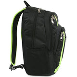 Fila Edge School Computer Tablet Bk Bag Bkpk, Black/Lime