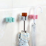 AutumnFall Wall Mounted Mop Umbrella Holder Brush Broom Hanger Storage Rack Kitchen Tool (Light