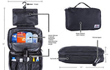 Suvelle Hanging Toiletry Travel Kit Organizer Cosmetic Bag
