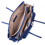 McKlein Lake Forest, Top Grain Cowhide Leather, 15" Ladies' Laptop Briefcase, Navy