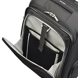 Delsey Luggage Cruise Lite Softside Carry-On Exp. Spinner Suiter Trolley, Black