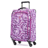 Atlantic Ultra Lite 4 | 21 and 28-Inch Expandable Spinners, Travel Pillow (Surf Purple)