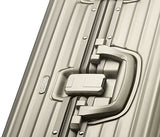 Rimowa Topas Titanium Carry on Luggage 20 Inch Cabin Multiwheel 32L Suitcase Light Bronze