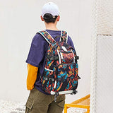School Backpack for Teen Boys, Hey Yoo 2019 New Waterproof Bookbag School Bag Laptop Casual Backpack for Boys School (red)