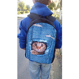 Thikin Cute Animal Red-Crowned Crane Backpack Teen School Book Bag