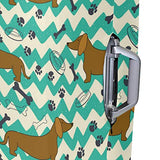 Luggage Cover Cartoon Dachshunds Suitcase Protector Travel Luggage 18-32 Inch