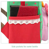 Little-Sweet Cute Rabbit Toddler Backpacks Kids School Bags Children Preschool Lunch Bags (Rose Red)