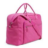 Vera Bradley Iconic Grand Weekender Travel Bag, Microfiber, Rose Petal