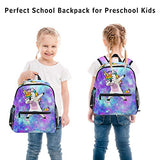 Mini Unicorn Backpack for Preschool Girls Toddlers Galaxy Cute School Bag Casual Backpack Purse for Kindergarten Kids Women Boys
