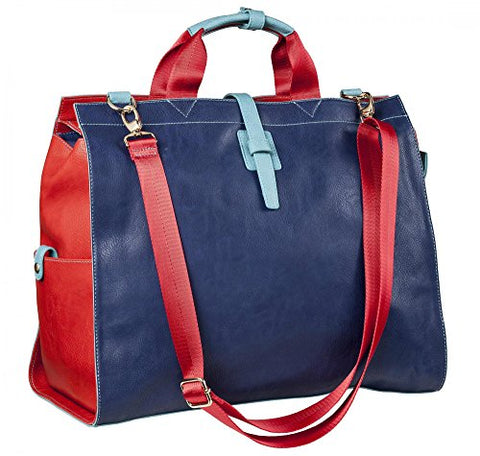 Sydney Love Navy And Red Overnight Bag