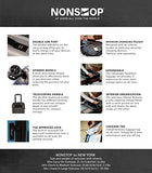 NONSTOP Luggage Expandable Spinner Wheels hard side shell Travel Suitcase Set 3 Piece Lightweight with TSA Lock and Double USB Port, NEW YORK Collection (Silver, 3-Piece Set (20/24/28))