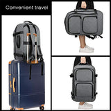 Dinictis 40L Carry on Flight Approved Travel Laptop Backpack for Men Wowen, Business Weekender Bag-Dark Grey