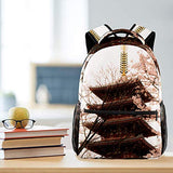 LORVIES Asakusa Japanese Cherry Lightweight School Classic Backpack Travel Rucksack for Girls Women Kids Teens