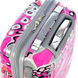 Olympia Blossom II 25-Inch Polycarbonate Mid-Size Spinner with TSA Lock PK, Fuchsia, One Size