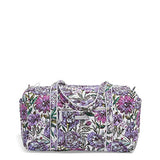 Vera Bradley Iconic Small Duffel, Signature Cotton, Lavender Meadow