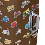 GIOVANIOR Cartoon Traffic Luggage Cover Suitcase Protector Carry On Covers