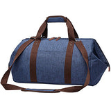 Berchirly Mens Messenger Bags Waterproof Business Travel Duffel Weekender Bag Blue