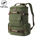 Canvas Backpack for Men, Yousu Man Vintage Travel Duffel Backpacks Large Capacity Rucksack
