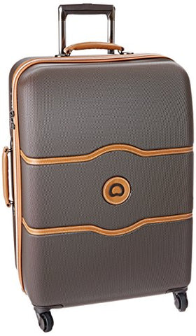Delsey Luggage Chatelet 24 Inch Spinner Trolley, Brown, One Size
