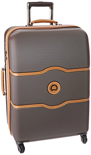 Delsey Luggage Chatelet 24 Inch Spinner Trolley, Brown, One Size