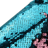 Buorsa Fashion Double Color Reversible Magical Sequins Handbag Glitter Pencil Case Cosmetic Bag