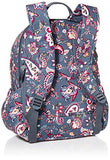 Vera Bradley Women's Signature Cotton Campus Backpack, Felicity Paisley, One Size