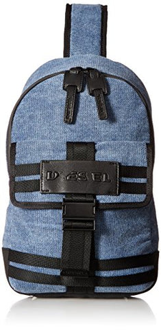 Diesel Men's Bag M-CAGE Mono-Backpack, Peacoat Blue/Black, One Size