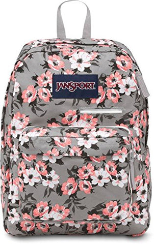 JanSport Unisex Digibreak Coral Sparkle Pretty Posey One Size