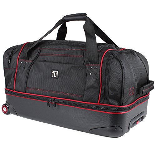Shop Ful Rolling Duffel Bag (Black, 28 inch) – Luggage Factory