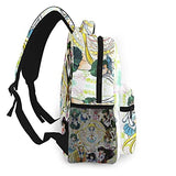 Sai-Lor Mo-On Backpack Travel College School Daypack Bookbag Casual Sports Backpack Laptop Backpack For Women Men