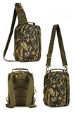 Tactical Military Sling Chest Pack Bag Molle Daypack Crossbody Shoulder Bag For Hunting (Jungle