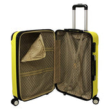 World Traveler Aria 3-Piece Hardside Spinner Luggage Set, Yellow
