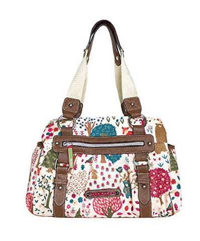 Lily Bloom Landon Triple Section Satchel, Everyday is an Adventure