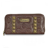 Loungefly Skull/Pyramids Wallet (Brown)