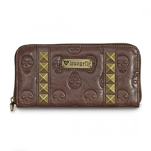 Loungefly Skull/Pyramids Wallet (Brown)