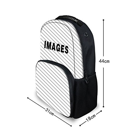 Bigcardesigns Men Backpack Gorilla Printed School Bag for Boys Rucksack Knapsack