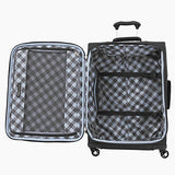 Travelpro Maxlite 5 | 4-Pc Set | Underseater, 25" & 29" Exp. Spinners With Travel Pillow (Black)