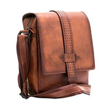VÉLEZ 20238 Men Genuine Leather Crossbody Bag | Bandolera De Cuero Honey