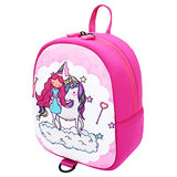 Insulated Toddler Backpack Neoprene Preschool Book Bag(Unicorn2,Small)