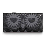 Loungefly Black Owl with Heart Eyes Face Wallet