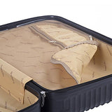 New Black 3 Pcs Luggage Travel Set Bag Abs Trolley Suitcase