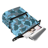 Colourlife Camouflage Head Stylish Casual Shoulder Backpacks Laptop School Bags Travel Multipurpose