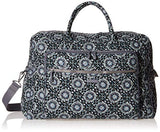 Vera Bradley Iconic Grand Weekender Travel Bag, Signature Cotton, Charcoal Medallion, One Size
