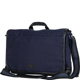 Ben Sherman Luggage Casual Rider Flapover Travel Messenger Bag (Navy)