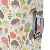 GIOVANIOR Cartoon Hedgehog Snail Flowers Luggage Cover Suitcase Protector Carry On Covers