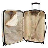 World Traveler Bloom 3-Piece Lightweight Luggage Set, Flower