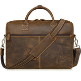 Jack&Chris New Genuine Leather Briefcase Messenger Bag Laptop Bag, Nm1864